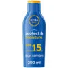 Nivea Protect & Moisture Sun Cream Spf 15 200ml 2 Nivea Protect & Moisture Sun Cream Spf 15 200ml -Care Product Shop 274612 nivea sun protect and moisture spf15 sun lotion 200ml