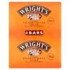B&M Wright's Traditional Soap Bars 4pk -Care Product Shop 287904 wrights traditional soap bars 4pk