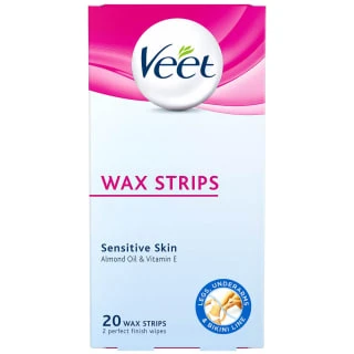 Veet Easy Gelwax Wax Strips 20pk 3 Veet Easy Gelwax Wax Strips 20pk