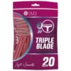 Skin Techniques Ladies Triple Blade Disposable Razors 20pk 2 Skin Techniques Ladies Triple Blade Disposable Razors 20pk -Care Product Shop 311287 skin techniques ladies triple blade disposable razors 20pk s