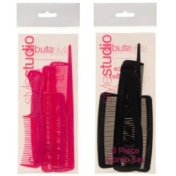 Hair Comb Set 6pc - Pink 19 Hair Comb Set 6pc - Pink -Care Product Shop 314933 style studio 6 piece comb set main
