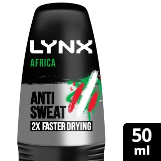 Lynx Africa Anti-Sweat Roll On 50ml 4 Lynx Africa Anti-Sweat Roll On 50ml - Image 2