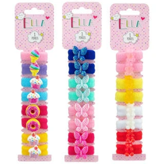 Ella Hair Ponios 8pk - Sweet Treats 4 Ella Hair Ponios 8pk - Sweet Treats - Image 2