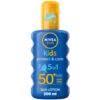 Nivea Kids Moisturising Spf 50 Sun Cream Spray 200ml -Care Product Shop 337339 nivea sun kids protect and care 5 in 1 spf50 plus sun lotion spray 200ml