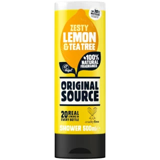 Original Source Shower Gel 500ml - Zesty Lemon & Tea Tree 3 Original Source Shower Gel 500ml - Zesty Lemon & Tea Tree