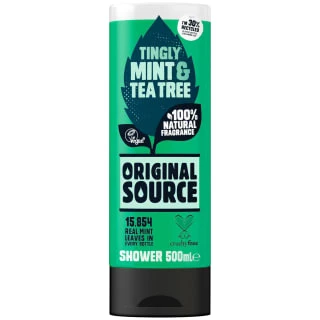 Original Source Shower Gel 500ml - Tingly Mint & Tea Tree 3 Original Source Shower Gel 500ml - Tingly Mint & Tea Tree