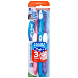 Wisdom UV Pro Whitening Toothbrush 3pk 3 Wisdom UV Pro Whitening Toothbrush 3pk