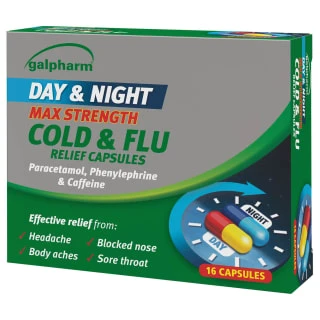 B&M Galpharm Day & Night 16pk Cold & Flu Relief Capsules 3 B&M Galpharm Day & Night 16pk Cold & Flu Relief Capsules