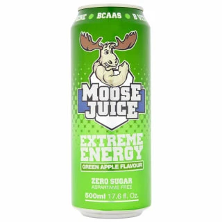 Moose Juice Extreme Energy 500ml - Green Apple 3 Moose Juice Extreme Energy 500ml - Green Apple