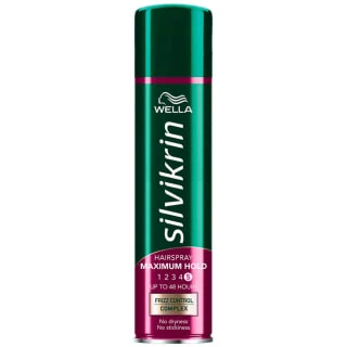 Wella Silvikrin Hairspray 400ml - Maximum Hold 3 Wella Silvikrin Hairspray 400ml - Maximum Hold
