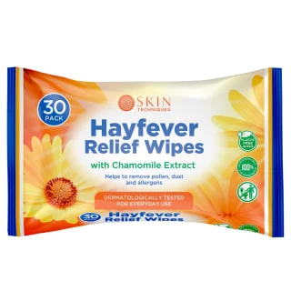 Skin Techniques Hayfever Relief Wipes 3 Skin Techniques Hayfever Relief Wipes