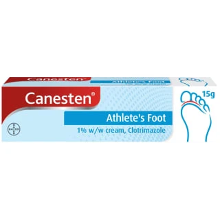 B&M Canesten Dual Action Athlete's Foot Cream 15g 3 B&M Canesten Dual Action Athlete's Foot Cream 15g