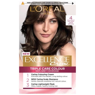 L'Oreal Excellence Creme Hair Dye - Natural Dark Brown 3 L'Oreal Excellence Creme Hair Dye - Natural Dark Brown