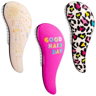Style Studio Detangling Hair Brush - Leopard Print 7 Style Studio Detangling Hair Brush - Leopard Print - Image 6