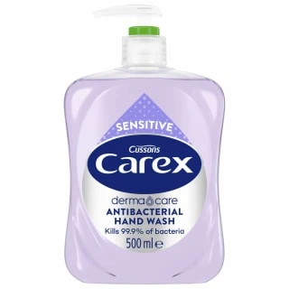 Carex Derma Care Antibacterial Sensitive Hand Wash 500ml 3 Carex Derma Care Antibacterial Sensitive Hand Wash 500ml