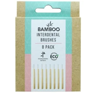 B&M Bamboo Interdental Brushes 8pk 3 B&M Bamboo Interdental Brushes 8pk