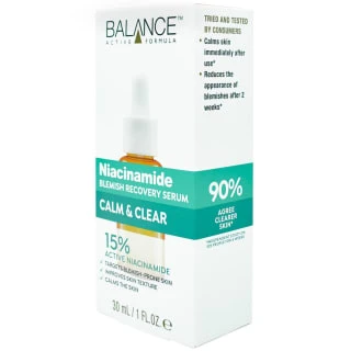 B&M Balance Niacinamide Blemish Recovery Serum 30ml 4 B&M Balance Niacinamide Blemish Recovery Serum 30ml - Image 2