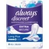 Always® Always Discreet Pads Extra Secure 8pk - Long Plus -Care Product Shop 378817 always discreet pads long plus 8pk