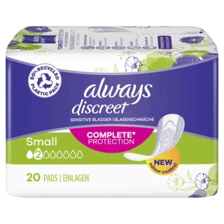 Always® Always Discreet Sensitive Bladder Pads 20pk 3 Always® Always Discreet Sensitive Bladder Pads 20pk