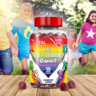 B&M Vital Vitamins Kid's Multi Vitamins Gummies 30pk 4 B&M Vital Vitamins Kid's Multi Vitamins Gummies 30pk - Image 2