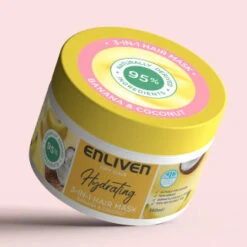 Enliven Hydrating 3-in-1 Hair Mask 350ml - Banana & Coconut 7 Enliven Hydrating 3-in-1 Hair Mask 350ml - Banana & Coconut -Care Product Shop 384888 enliven mask 350ml banana coconut