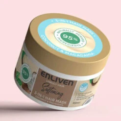 Enliven Softening 3-in-1 Hair Mask 350ml - Coconut & Macadamia 7 Enliven Softening 3-in-1 Hair Mask 350ml - Coconut & Macadamia -Care Product Shop 384889 enliven mask 350ml coconut macadamia