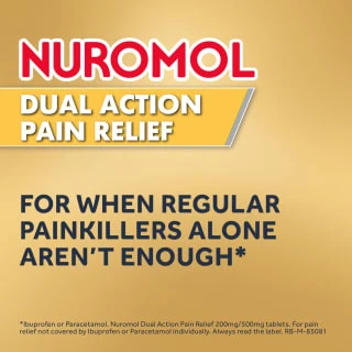Nuromol Dual Action Pain Relief 200mg/500mg Tablets 6pk 8 Nuromol Dual Action Pain Relief 200mg/500mg Tablets 6pk - Image 6