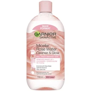 Garnier SkinActive Micellar Rose Water Cleanse & Glow 700ml 3 Garnier SkinActive Micellar Rose Water Cleanse & Glow 700ml