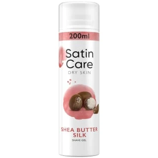 B&M Satin Care Shea Butter Silk Shave Gel 200ml 3 B&M Satin Care Shea Butter Silk Shave Gel 200ml