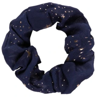 Style Studio Hair Scrunchies 5pk - Gold Stars 5 Style Studio Hair Scrunchies 5pk - Gold Stars - Image 3