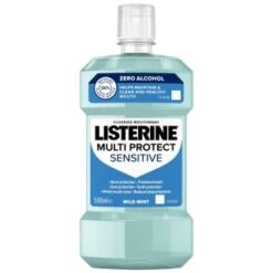 Listerine Multi Protect Alcohol-Free Sensitive Mouthwash 500ml - Mild Mint