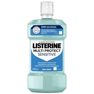Listerine Multi Protect Alcohol-Free Sensitive Mouthwash 500ml - Mild Mint 3 Listerine Multi Protect Alcohol-Free Sensitive Mouthwash 500ml - Mild Mint