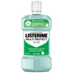 Listerine Multi Protect Alcohol-Free Gum Mouthwash 500ml - Mild Mint