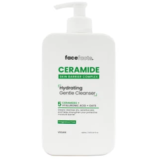 B&M Face Facts Ceramide Hydrating Face Cleanser 400ml 3 B&M Face Facts Ceramide Hydrating Face Cleanser 400ml