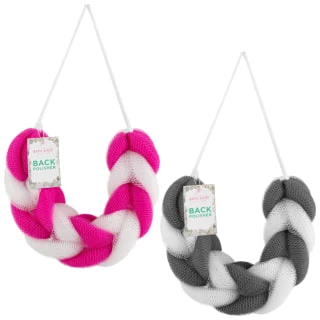 B&M The Bath Shop Collection Back Polisher - Pink & White 6 B&M The Bath Shop Collection Back Polisher - Pink & White - Image 4