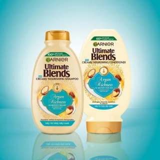 Garnier Ultimate Blends Shampoo 400ml - Argan 4 Garnier Ultimate Blends Shampoo 400ml - Argan - Image 2