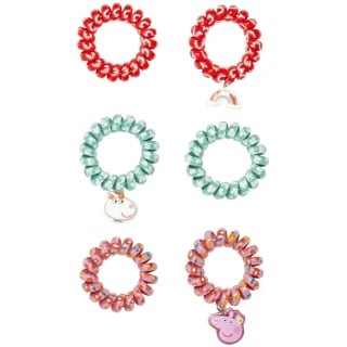 Peppa Pig Charm Spirals 6pk 4 Peppa Pig Charm Spirals 6pk - Image 2