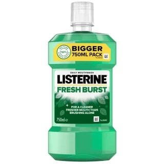 Listerine Daily Mouthwash 750ml - Fresh Burst 3 Listerine Daily Mouthwash 750ml - Fresh Burst