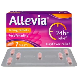 B&M Allevia 120mg Fexofenadine Tablets 7pk 3 B&M Allevia 120mg Fexofenadine Tablets 7pk